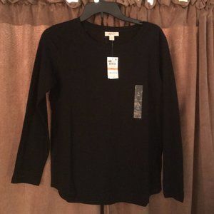 Black Crew Neck Tee